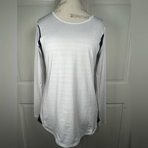 Women’s Perforated Active Top Armpit Breathable Mesh No Tags Pics Measurement